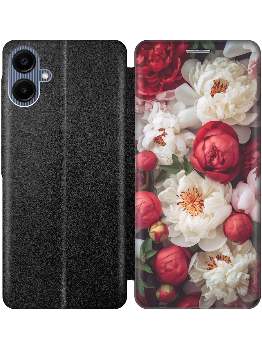 Чехол-книжка на Samsung Galaxy A06 с принтом "Красно-белые пионы" черный, Черный;белый;красный, 786717521
Чехол-книжка на Samsung Galaxy A06 с принтом "Красно-белые пионы" черный, Черный;белый;красный, 786717521