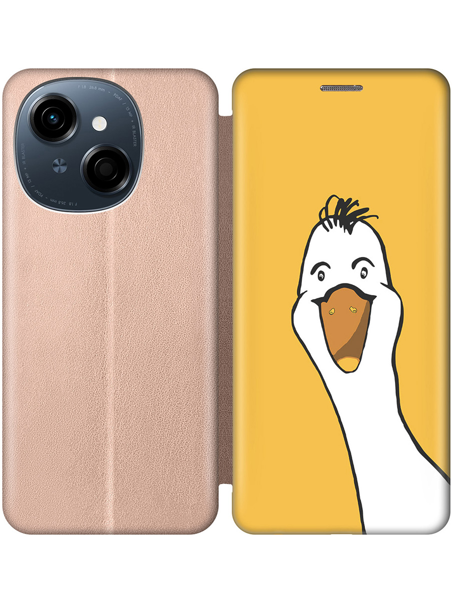 Чехол-книжка на Tecno Spark Go 1/Pop 9 с принтом "Забавный гусь" золотой, Золотистый;белый;желтый, 786716972
Чехол-книжка на Tecno Spark Go 1/Pop 9 с принтом "Забавный гусь" золотой, Золотистый;белый;желтый, 786716972
