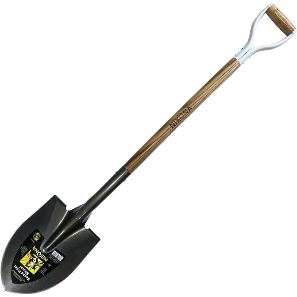NIKONA Лопата с закругленным лезвием с 36 D деревянной ручкой 68-042, Серый;коричневый
NIKONA Лопата с закругленным лезвием с 36 D деревянной ручкой 68-042, Серый;коричневый