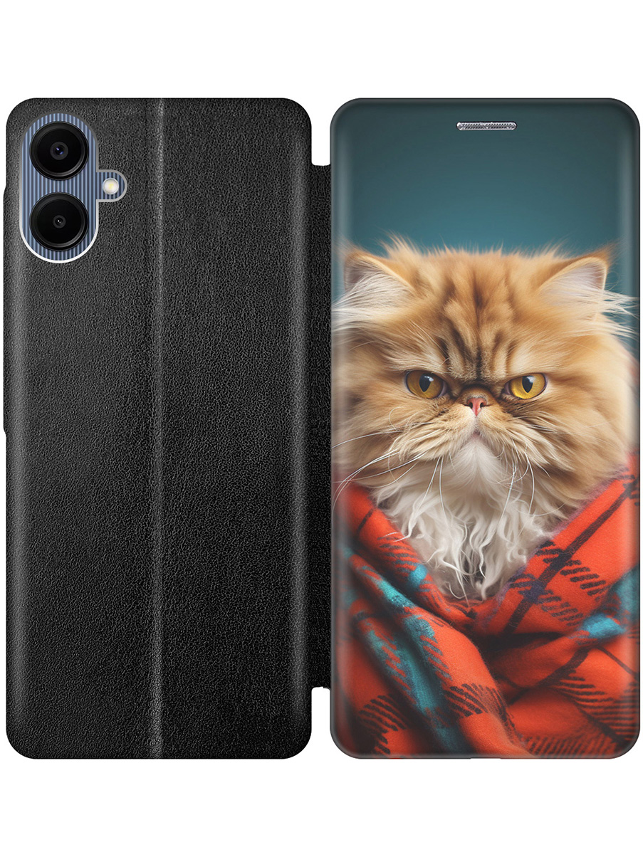 Чехол-книжка на Samsung Galaxy A06 с принтом "Недовольный котик" черный, Черный;красный;синий, 786717512
Чехол-книжка на Samsung Galaxy A06 с принтом "Недовольный котик" черный, Черный;красный;синий, 786717512