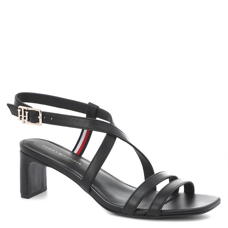 фото Босоножки женские tommy hilfiger fw0fw05600_2526725 черные 39 eu
