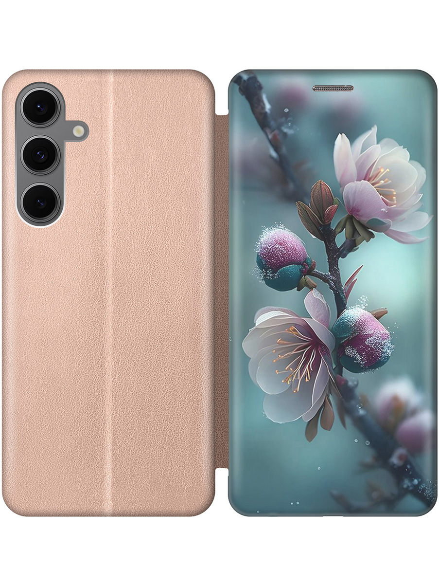 Чехол-книжка на Samsung Galaxy S24 FE с принтом "Распускающиеся бутоны" золотой, Золотистый;белый;голубой, 786718121
Чехол-книжка на Samsung Galaxy S24 FE с принтом "Распускающиеся бутоны" золотой, Золотистый;белый;голубой, 786718121