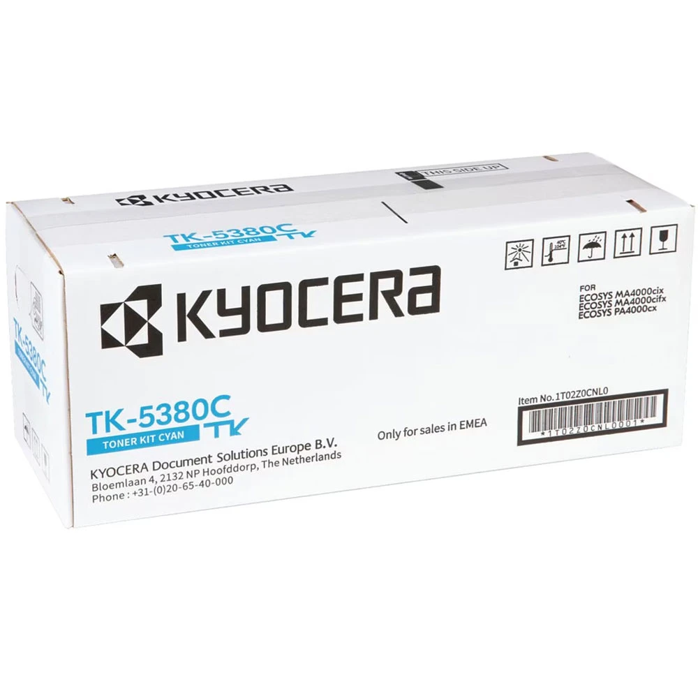 Тонер-картридж для лазерного принтера Kyocera TK-5380C (1T02Z0CNL0) голубой, оригинальный, TK-5380C
Тонер-картридж для лазерного принтера Kyocera TK-5380C (1T02Z0CNL0) голубой, оригинальный, TK-5380C