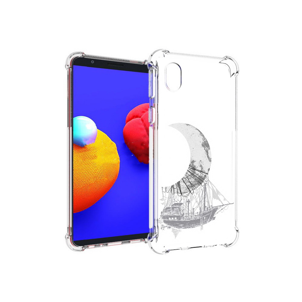 Чехол MyPads Tocco для Samsung Galaxy A01 Core черно белый корабль полумесяц, Прозрачный, Tocco
Чехол MyPads Tocco для Samsung Galaxy A01 Core черно белый корабль полумесяц, Прозрачный, Tocco
