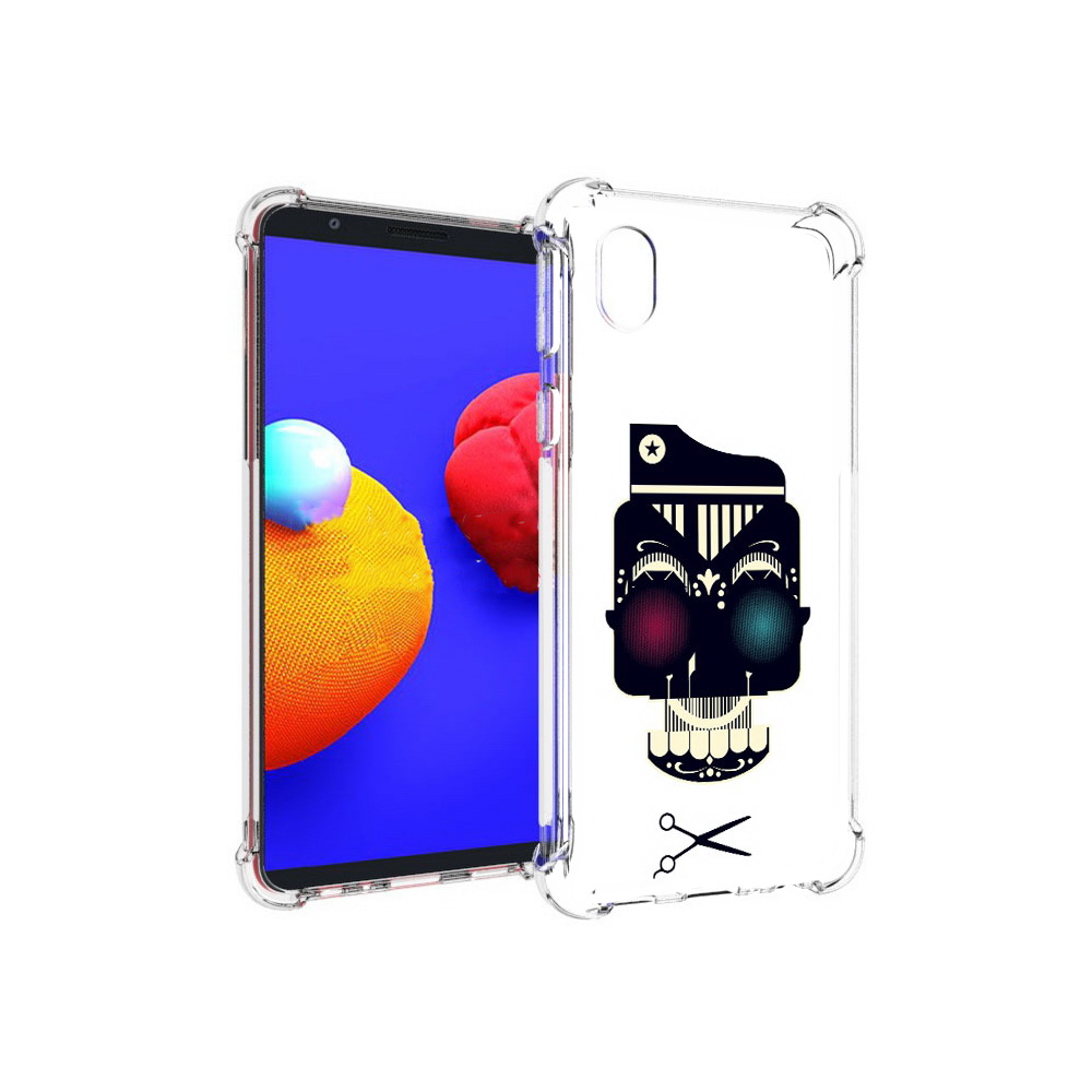 Чехол MyPads Tocco для Samsung Galaxy A01 Core черно белый скелет с яркими глазами, Прозрачный, Tocco
Чехол MyPads Tocco для Samsung Galaxy A01 Core черно белый скелет с яркими глазами, Прозрачный, Tocco