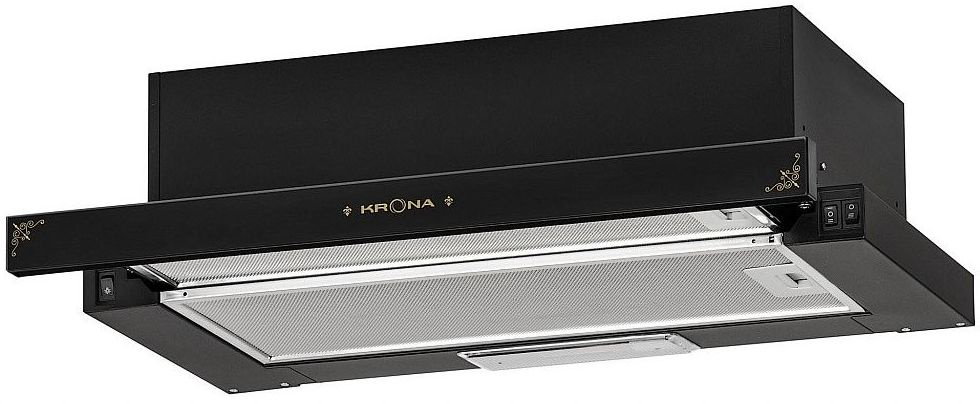 Вытяжка встраиваемая Krona Kamilla 600 Retro черный управление: кулисные переключатели (2
Вытяжка встраиваемая Krona Kamilla 600 Retro черный управление: кулисные переключатели (2