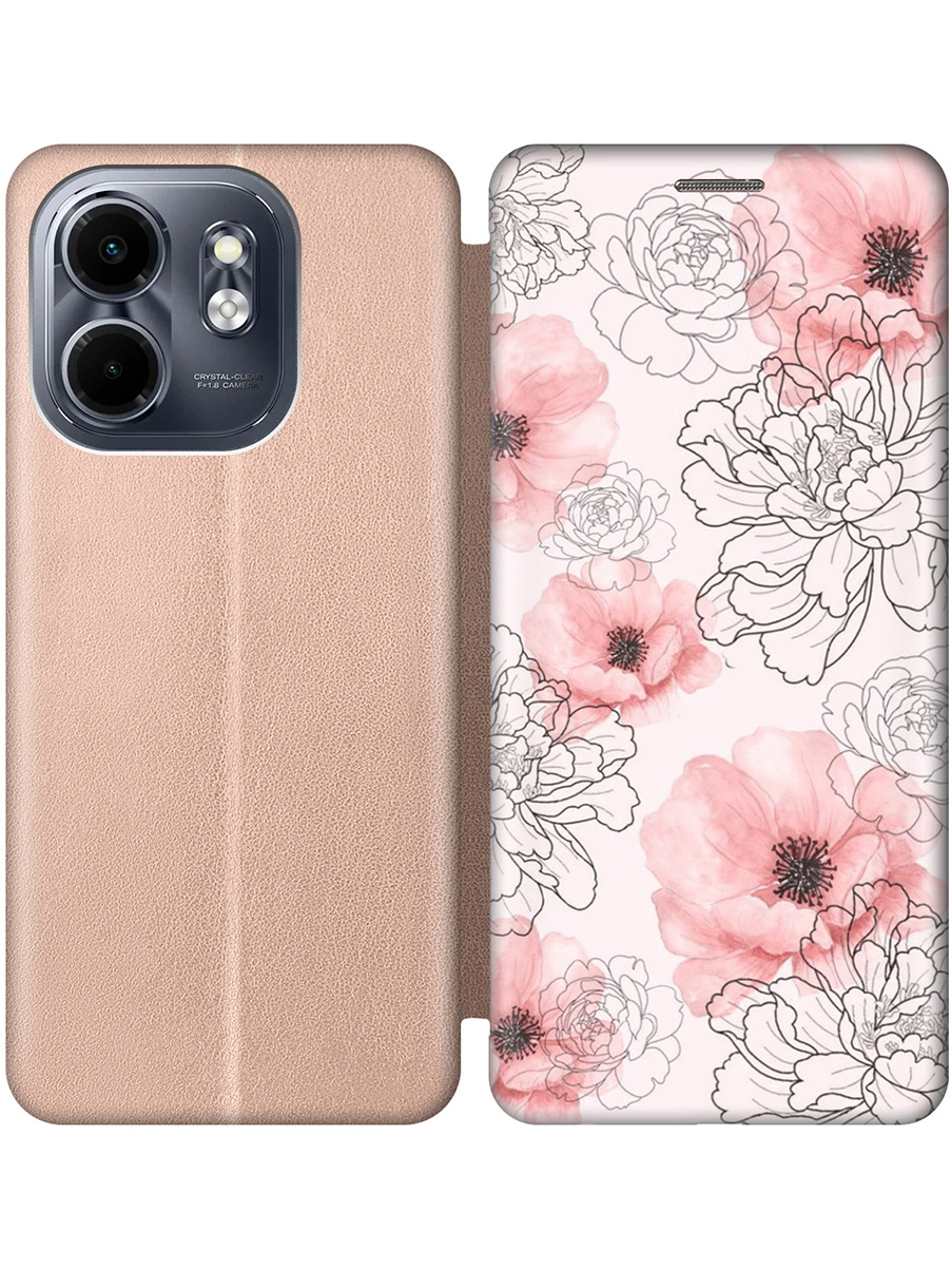 Чехол-книжка на Infinix Hot 50i/Smart 9 с принтом "Нежно-розовые цветы" золотой, Золотистый;розовый, 786719323
Чехол-книжка на Infinix Hot 50i/Smart 9 с принтом "Нежно-розовые цветы" золотой, Золотистый;розовый, 786719323