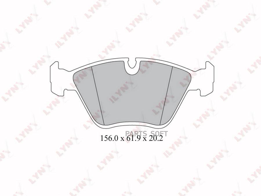 Колодки Тормозные Дисковые Перед Прав/Лев Bmw 5 (E34) 87-96 / 7 (E32) 85-94 LYNXauto а
Колодки Тормозные Дисковые Перед Прав/Лев Bmw 5 (E34) 87-96 / 7 (E32) 85-94 LYNXauto а