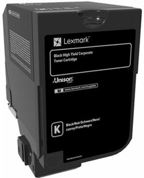 Картридж с тонером черного цвета высокой емкости LRP для CS725de, CS720de, Черный, 74C5HKE
Картридж с тонером черного цвета высокой емкости LRP для CS725de, CS720de, Черный, 74C5HKE