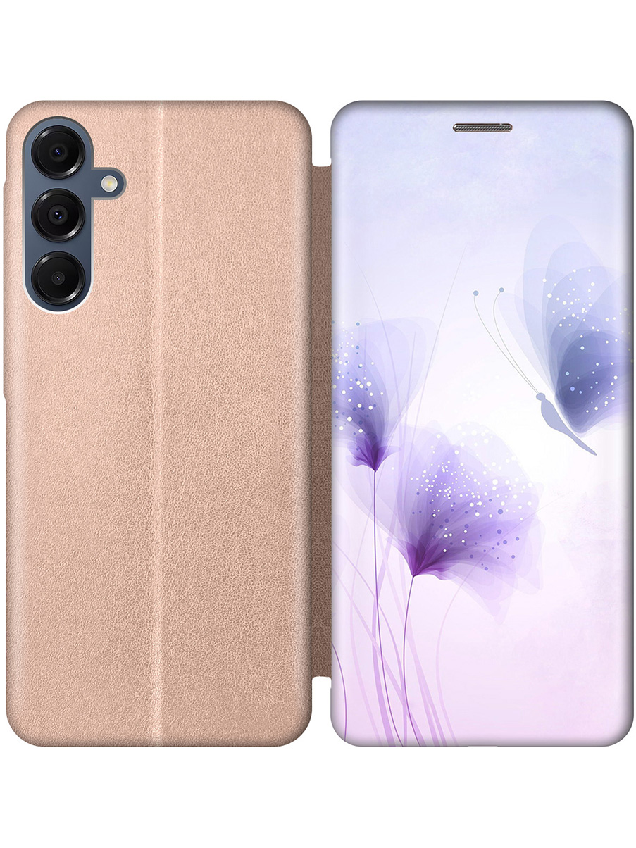 Чехол-книжка на Samsung Galaxy A16 с принтом "Бабочка и фиолетовые цветы" золотой, Золотистый;фиолетовый, 786721723
Чехол-книжка на Samsung Galaxy A16 с принтом "Бабочка и фиолетовые цветы" золотой, Золотистый;фиолетовый, 786721723