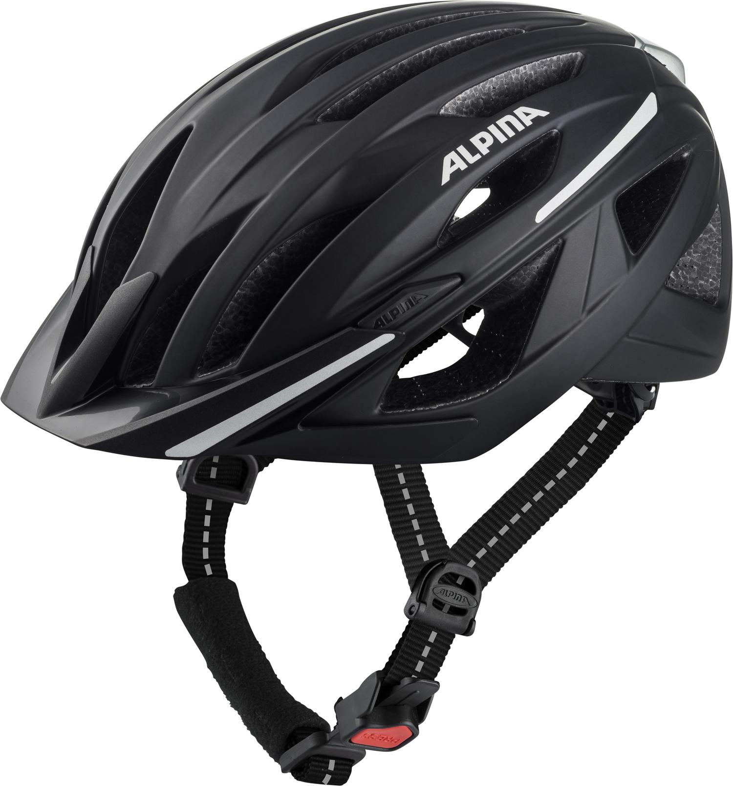 фото Велосипедный шлем alpina haga, black matt, l