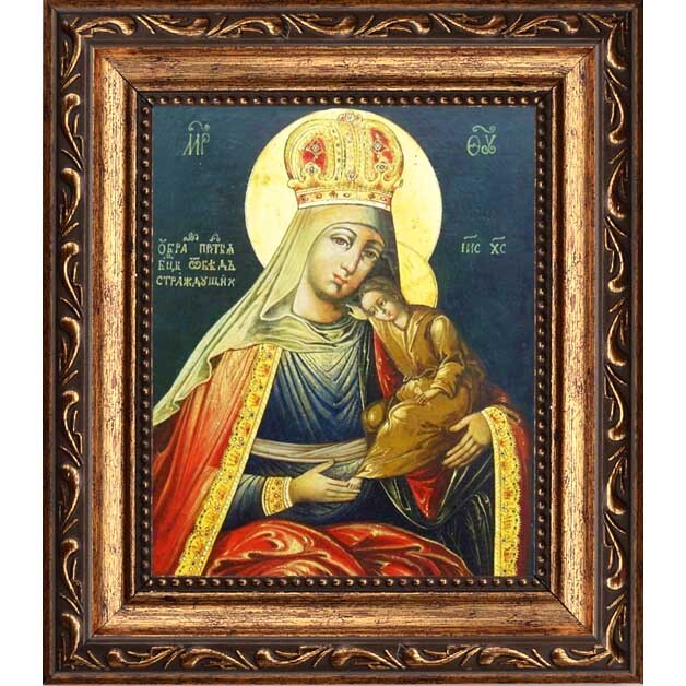 От бед страждущих Избавительница. Икона Божьей Матери на холсте.
От бед страждущих Избавительница. Икона Божьей Матери на холсте.