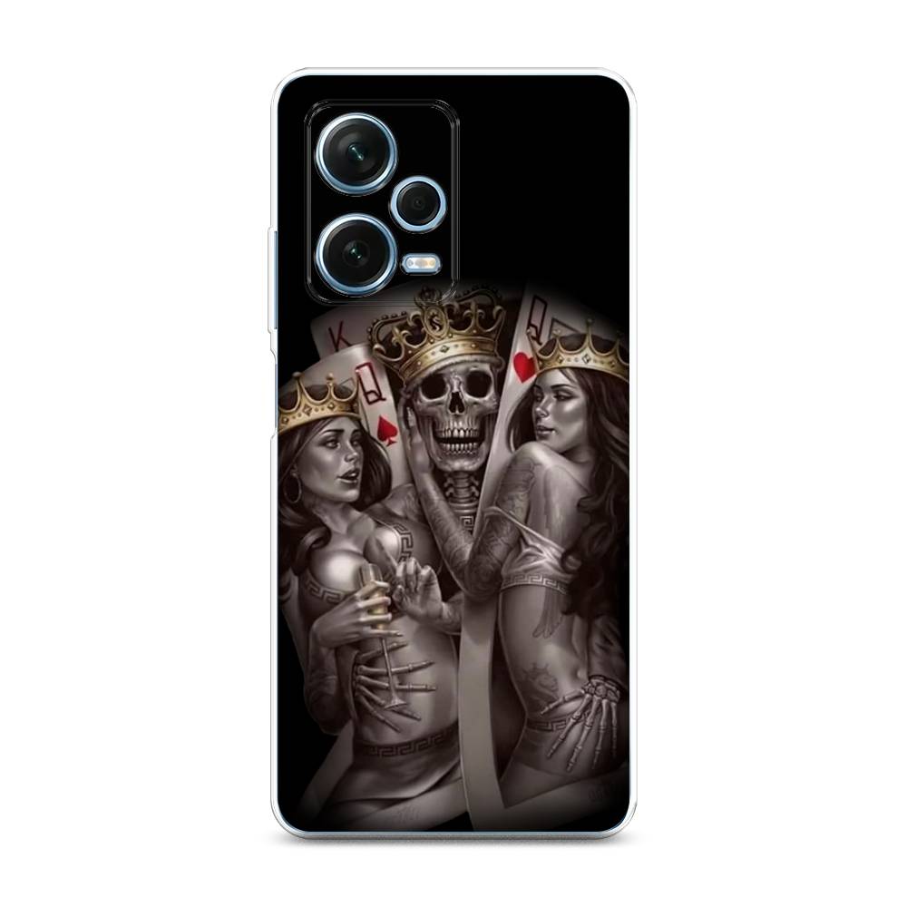 Чехол на Xiaomi Redmi Note 12 Pro Plus "Карты король и королевы", Серый;желтый, 317150-1
Чехол на Xiaomi Redmi Note 12 Pro Plus "Карты король и королевы", Серый;желтый, 317150-1
