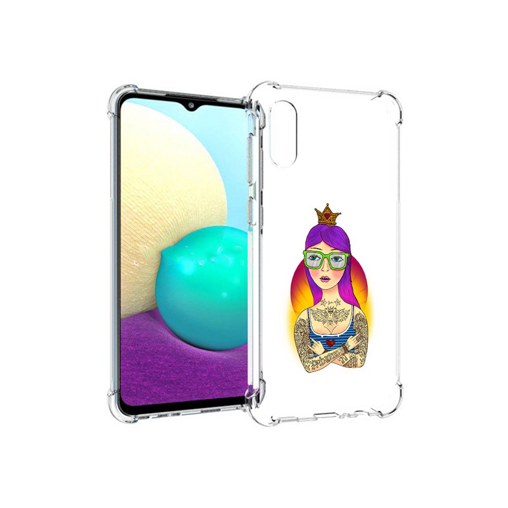 Чехол MyPads Tocco для Samsung Galaxy M02 девушка в татуировках с короной, Прозрачный, Tocco
Чехол MyPads Tocco для Samsung Galaxy M02 девушка в татуировках с короной, Прозрачный, Tocco