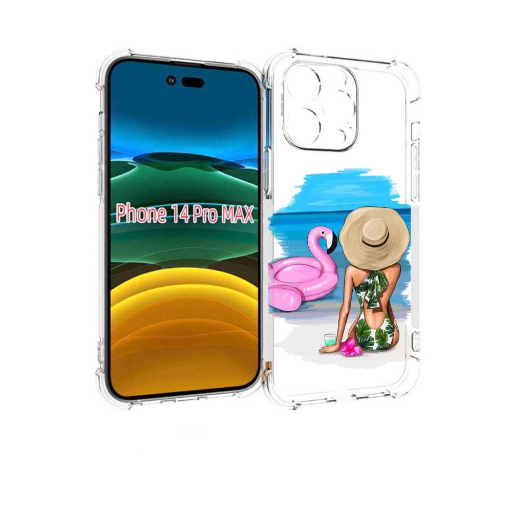 Чехол MyPads Девушка-и-фламинго женский для iPhone 14 Pro Max, Прозрачный, Tocco
Чехол MyPads Девушка-и-фламинго женский для iPhone 14 Pro Max, Прозрачный, Tocco