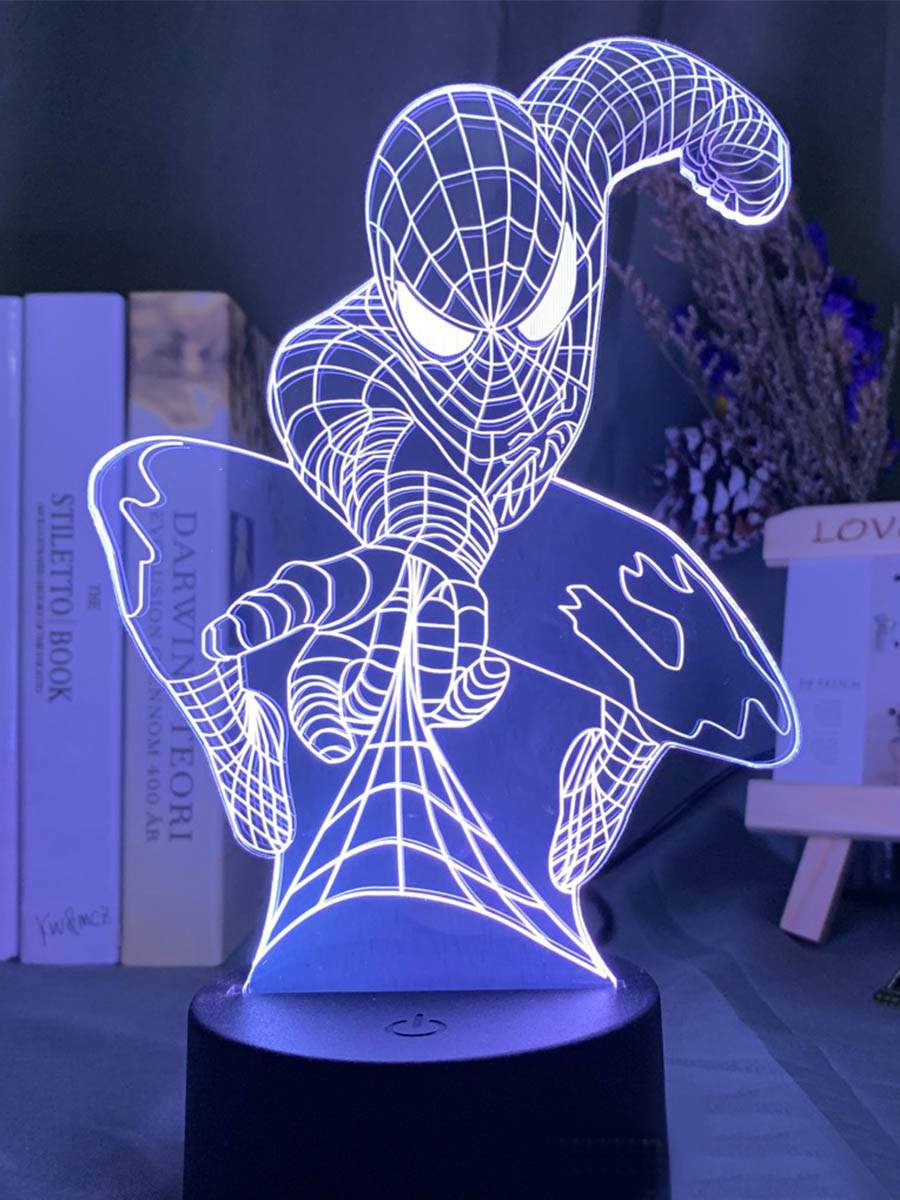 Настольный 3D светильник StarFriend ночник Человек паук в прыжке Spider Man 7 цветов 21 см, Человек паук в прыжке Spider Man
Настольный 3D светильник StarFriend ночник Человек паук в прыжке Spider Man 7 цветов 21 см, Человек паук в прыжке Spider Man