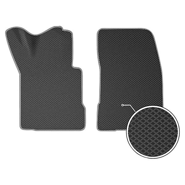 Автомобильные Коврики Для Передних Сидений Eva Черный Ромб С Серым Кантом Подпятник Для Pe
Автомобильные Коврики Для Передних Сидений Eva Черный Ромб С Серым Кантом Подпятник Для Pe