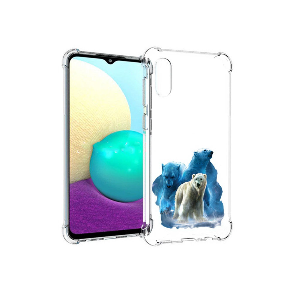 Чехол MyPads Tocco для Samsung Galaxy M02 полярный медведь (PT157689.478.549), Прозрачный, Tocco 
Чехол MyPads Tocco для Samsung Galaxy M02 полярный медведь (PT157689.478.549), Прозрачный, Tocco