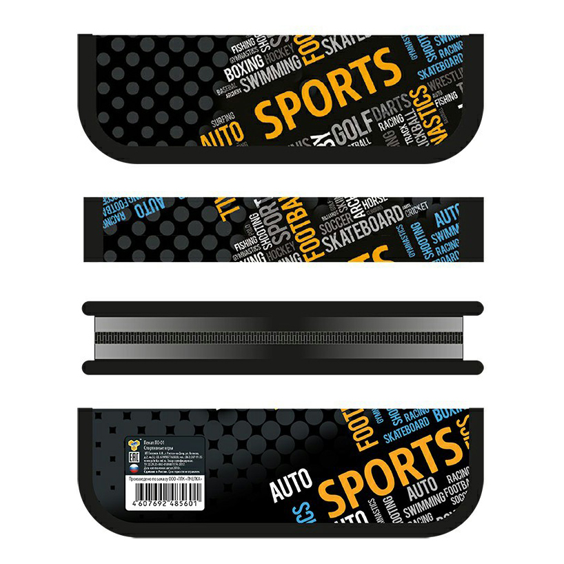 Пенал с одним отделением 19 х 6,5 х 3 см на молнии черный
Пенал с одним отделением 19 х 6,5 х 3 см на молнии черный