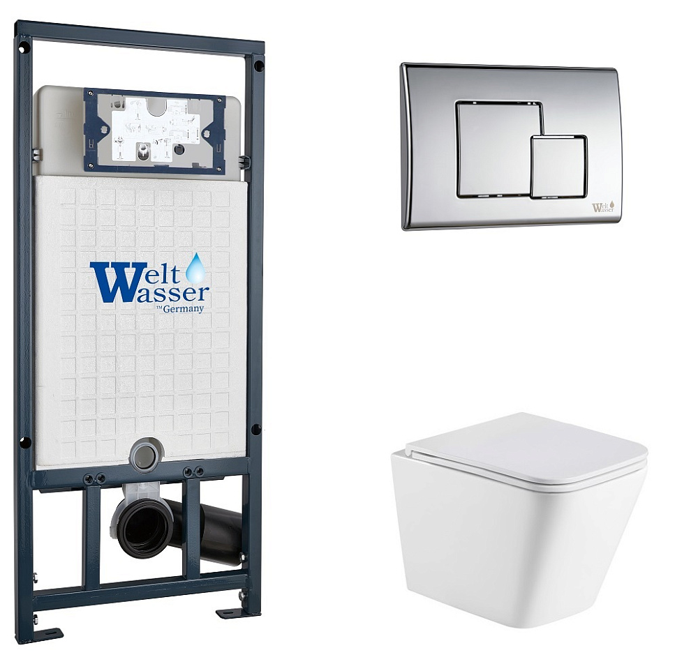 Комплект унитаз с инсталляцией WeltWasser MARBERG 507 + GELBACH 043 MT-WT + MAR 507 SE CR
Комплект унитаз с инсталляцией WeltWasser MARBERG 507 + GELBACH 043 MT-WT + MAR 507 SE CR