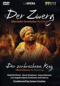 ZEMLINSKY, A.: Zwerg (Der) / ULLMANN, V.: Der zerbrochene Krug (Los Angeles Opera, 2008) (, 1 DVD
ZEMLINSKY, A.: Zwerg (Der) / ULLMANN, V.: Der zerbrochene Krug (Los Angeles Opera, 2008) (, 1 DVD