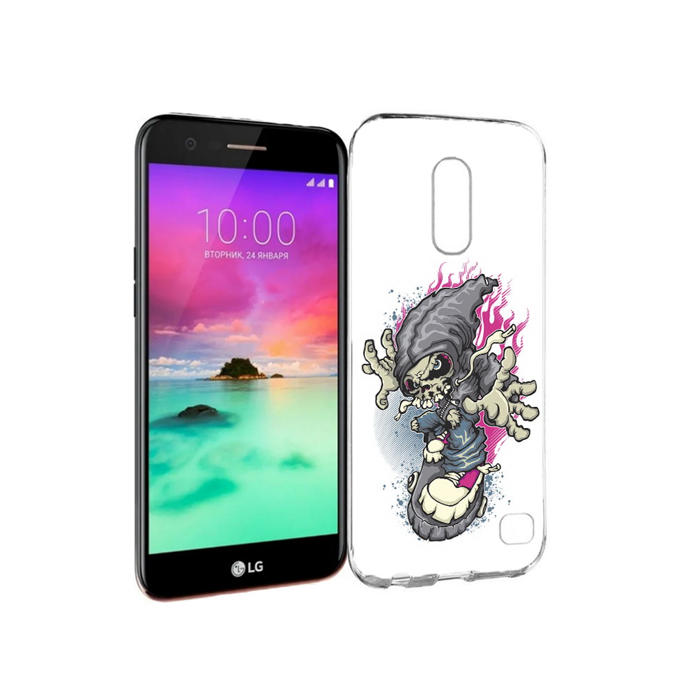 Чехол MyPads Tocco для LG K10 (2017) нарисованный скелет на скейт борде (PT53386.73.512), Прозрачный, Tocco
Чехол MyPads Tocco для LG K10 (2017) нарисованный скелет на скейт борде (PT53386.73.512), Прозрачный, Tocco