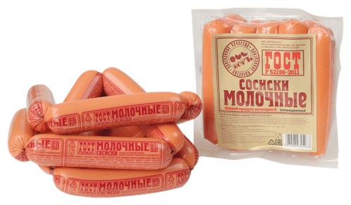 Сосиски Естъ Молочные ГОСТ вареные 500 г
Сосиски Естъ Молочные ГОСТ вареные 500 г