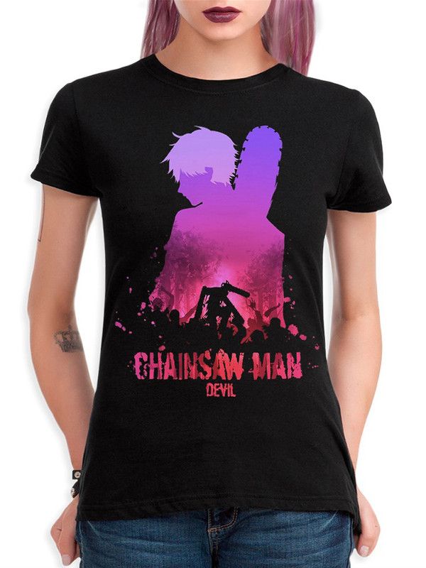 Футболка женская DreamShirts Studio Аниме Человек-бензопила CHA-76201-1 черная 3XL, Черный, Аниме Человек-бензопила CHA-76201-1
Футболка женская DreamShirts Studio Аниме Человек-бензопила CHA-76201-1 черная 3XL, Черный, Аниме Человек-бензопила CHA-76201-1