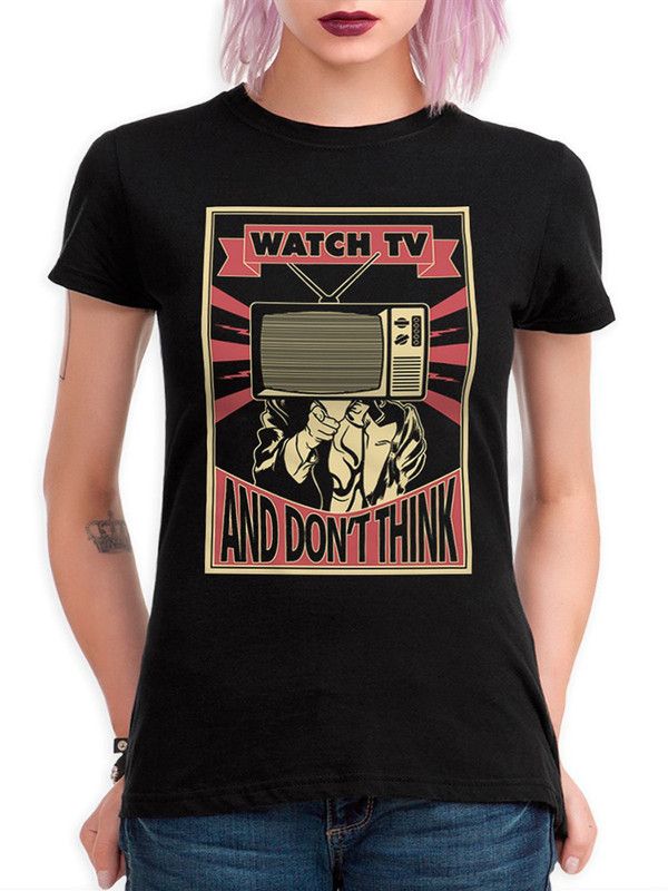 Футболка женская DreamShirts Studio Смотри телевизор и не думай DSN-489991-1 черная S, Черный, Смотри телевизор и не думай DSN-489991-1
Футболка женская DreamShirts Studio Смотри телевизор и не думай DSN-489991-1 черная S, Черный, Смотри телевизор и не думай DSN-489991-1
