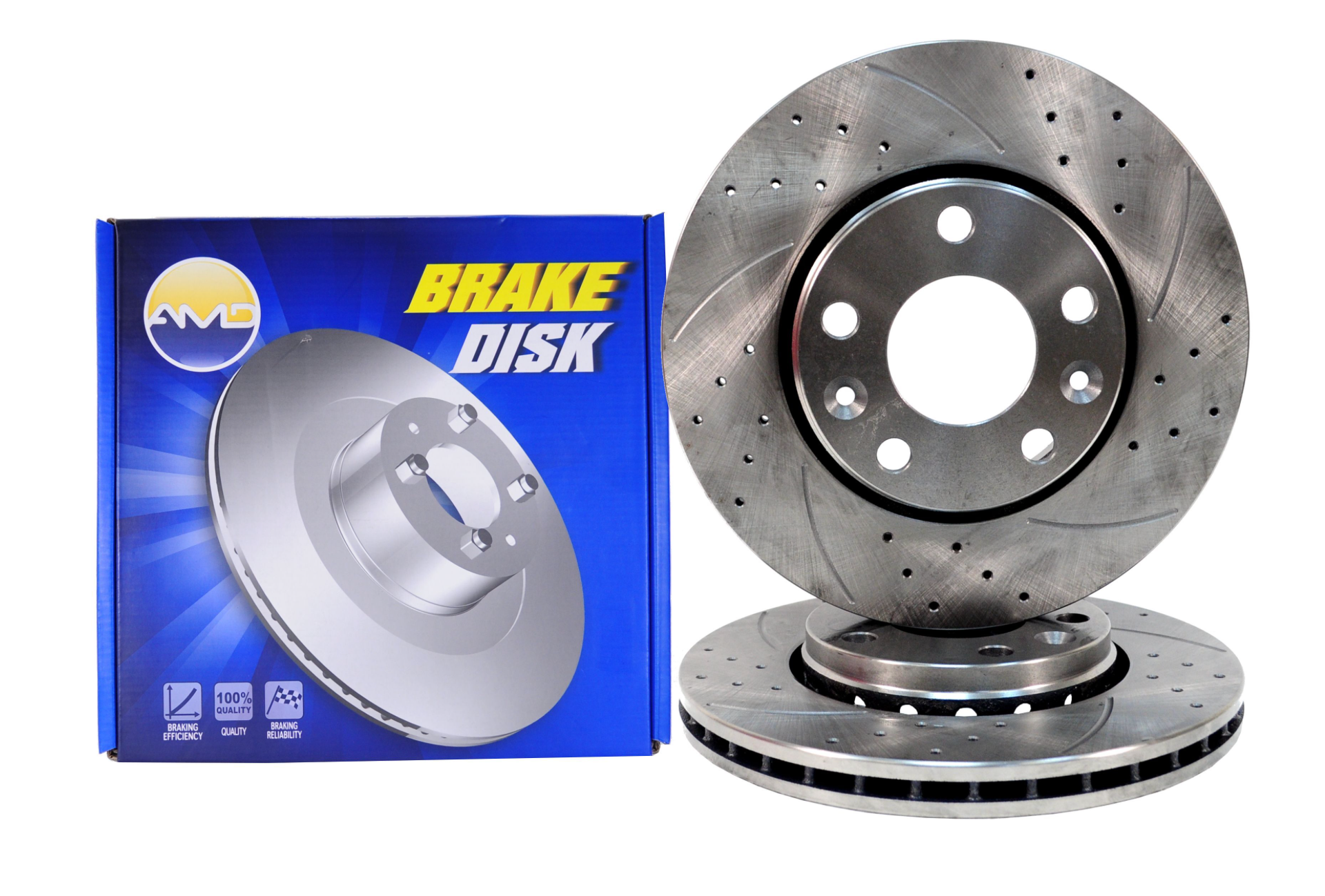 AMD Диск заднего тормоза перфорированный с проточкой
AMD Диск заднего тормоза перфорированный с проточкой
