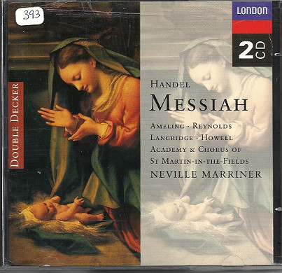 Handel: Messiah. Ameling. Academy Of St. Martin In The Fields. Neville Marriner (2 CD)
Handel: Messiah. Ameling. Academy Of St. Martin In The Fields. Neville Marriner (2 CD)