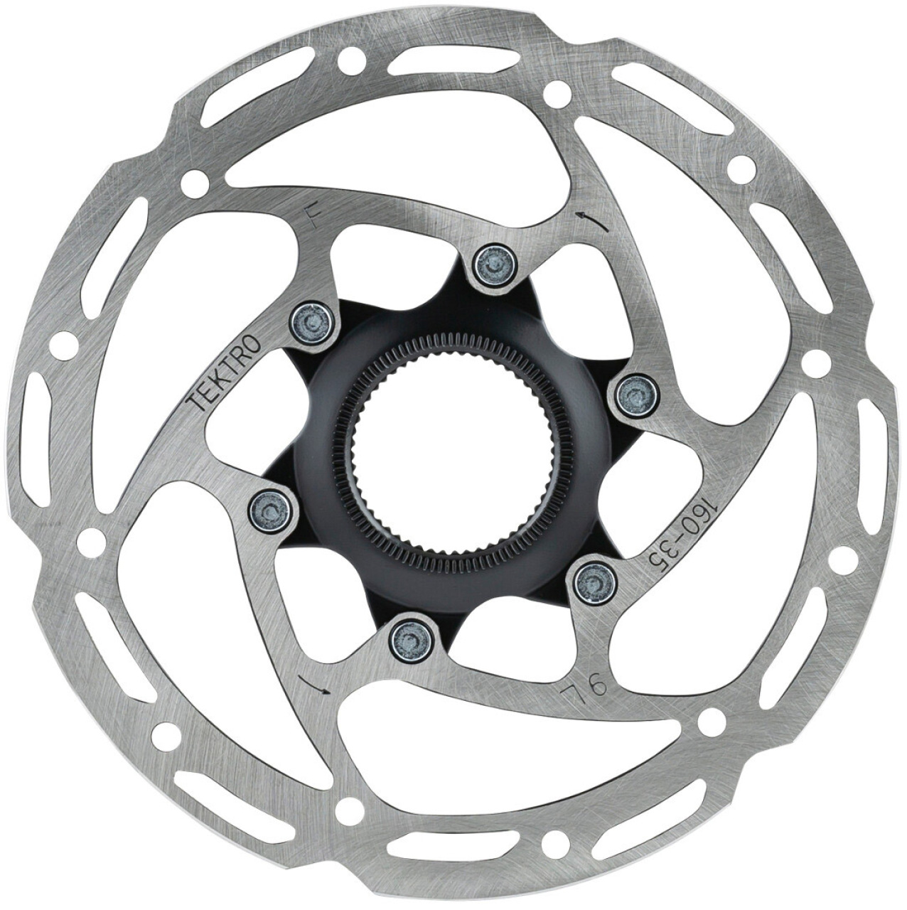 Тормозной диск Tektro TR140-35 с алюминиевым пауком под Center Lock, 140mm, Серебристый, TR140-35
Тормозной диск Tektro TR140-35 с алюминиевым пауком под Center Lock, 140mm, Серебристый, TR140-35