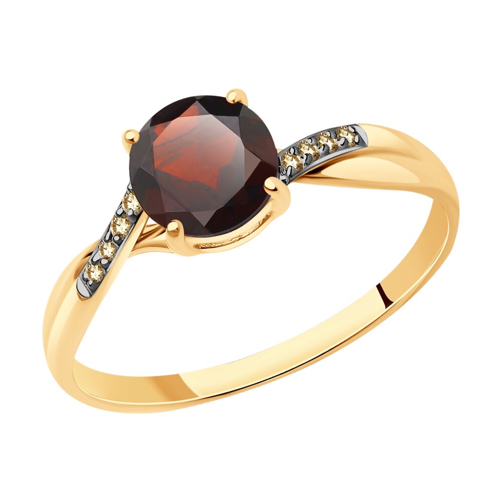 Кольцо из красного золота с бриллиантом/гранатом р. 17 SOKOLOV Diamonds 71-00012, 71-00012
Кольцо из красного золота с бриллиантом/гранатом р. 17 SOKOLOV Diamonds 71-00012, 71-00012