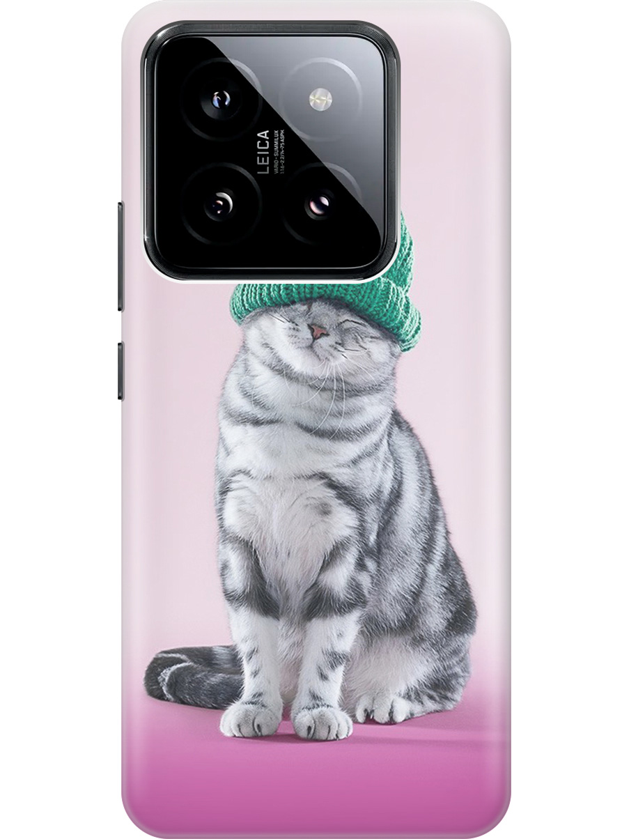 Силиконовый чехол на Xiaomi 14 Pro с рисунком "Кот в зеленой шапке", Розовый;серый, 20012089
Силиконовый чехол на Xiaomi 14 Pro с рисунком "Кот в зеленой шапке", Розовый;серый, 20012089