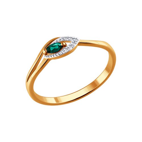 Кольцо из красного золота с бриллиантом/изумрудом р. , SOKOLOV Diamonds 3010515, 3010515
Кольцо из красного золота с бриллиантом/изумрудом р. , SOKOLOV Diamonds 3010515, 3010515