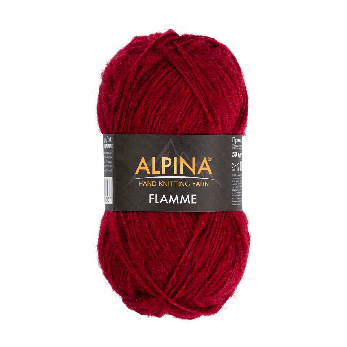 Пряжа Alpina Flamme 59% хлопок, 29% шерсть, 12% акрил 50 г 90 м №08 красный, 10 мотков
Пряжа Alpina Flamme 59% хлопок, 29% шерсть, 12% акрил 50 г 90 м №08 красный, 10 мотков