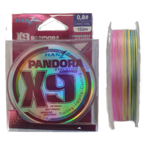 Шнур Hanzo Pandora Evolution X9 150м. 0.24мм. Multicolor, Разноцветный, Hanzo Pandora Evolution X9 150м. 0.24мм. Multicolor
Шнур Hanzo Pandora Evolution X9 150м. 0.24мм. Multicolor, Разноцветный, Hanzo Pandora Evolution X9 150м. 0.24мм. Multicolor
