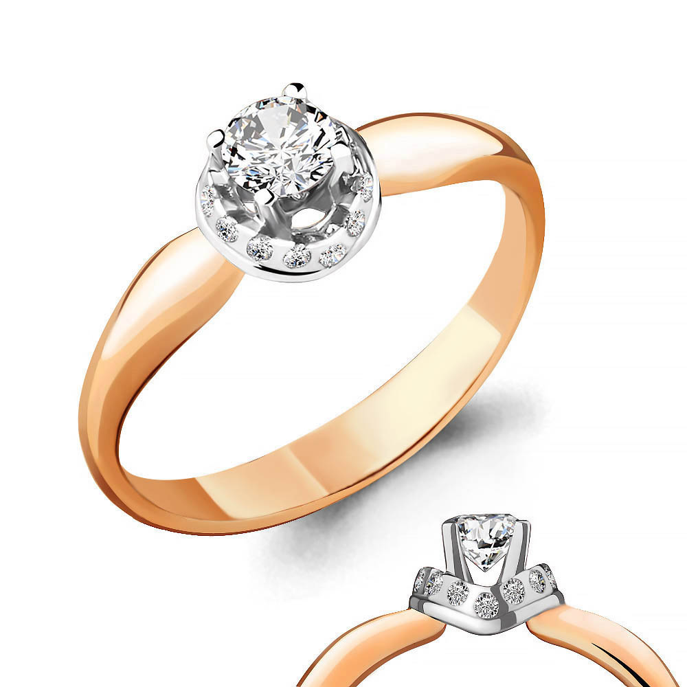 Кольцо из красного золота с бриллиантом Aquamarine Aquamarine 963700Ак_585_кз р, 963700Ак_585_кз
Кольцо из красного золота с бриллиантом Aquamarine Aquamarine 963700Ак_585_кз р, 963700Ак_585_кз