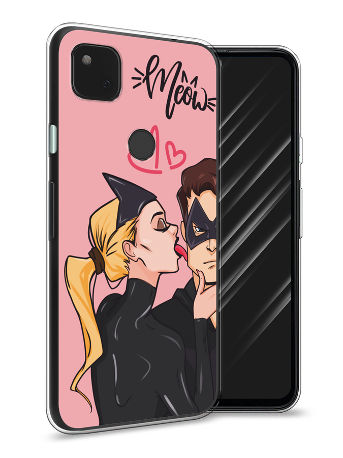 Чехол Awog на Google Pixel 4A "Kiss of Cat Woman", Розовый;черный;бежевый, 270650-1
Чехол Awog на Google Pixel 4A "Kiss of Cat Woman", Розовый;черный;бежевый, 270650-1