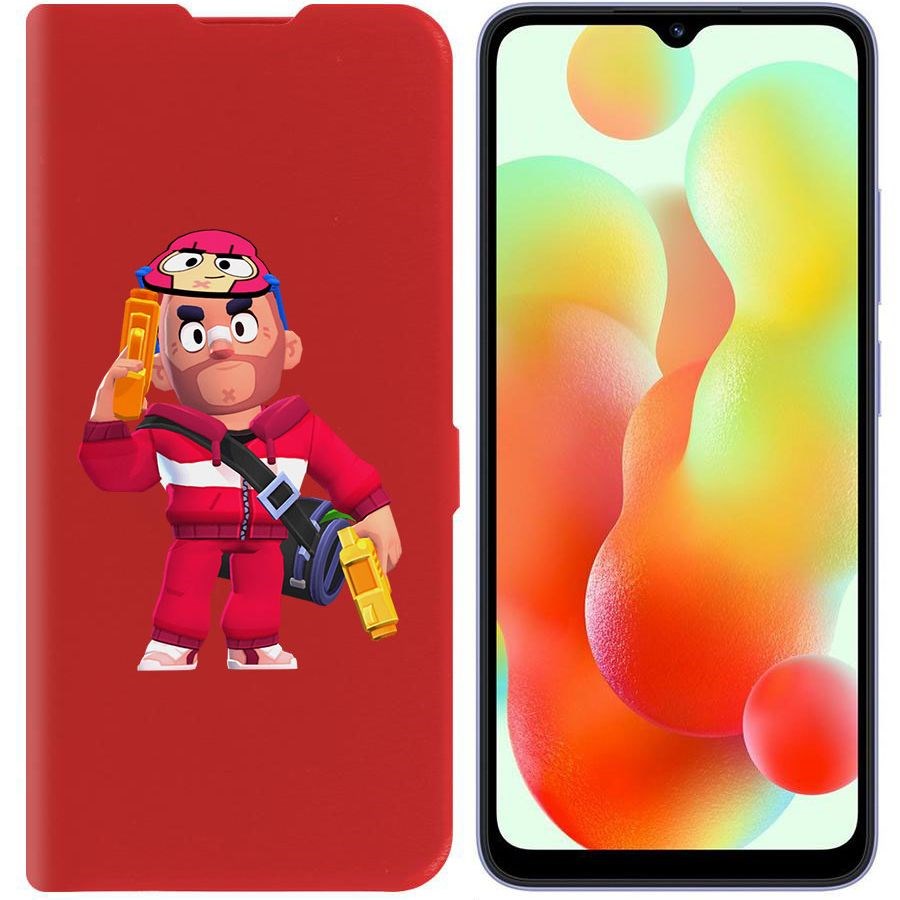 Чехол-книжка Krutoff Eco Book для Xiaomi Redmi 12C Brawl Stars-Красавчик Кольт (красный)
Чехол-книжка Krutoff Eco Book для Xiaomi Redmi 12C Brawl Stars-Красавчик Кольт (красный)