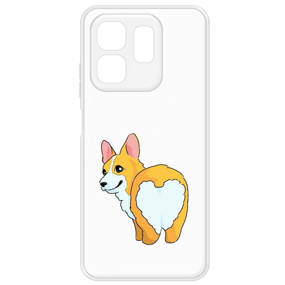Чехол-накладка Krutoff Clear Case Рисованный корги вид 2 для INFINIX Hot 50i, Прозрачный
Чехол-накладка Krutoff Clear Case Рисованный корги вид 2 для INFINIX Hot 50i, Прозрачный