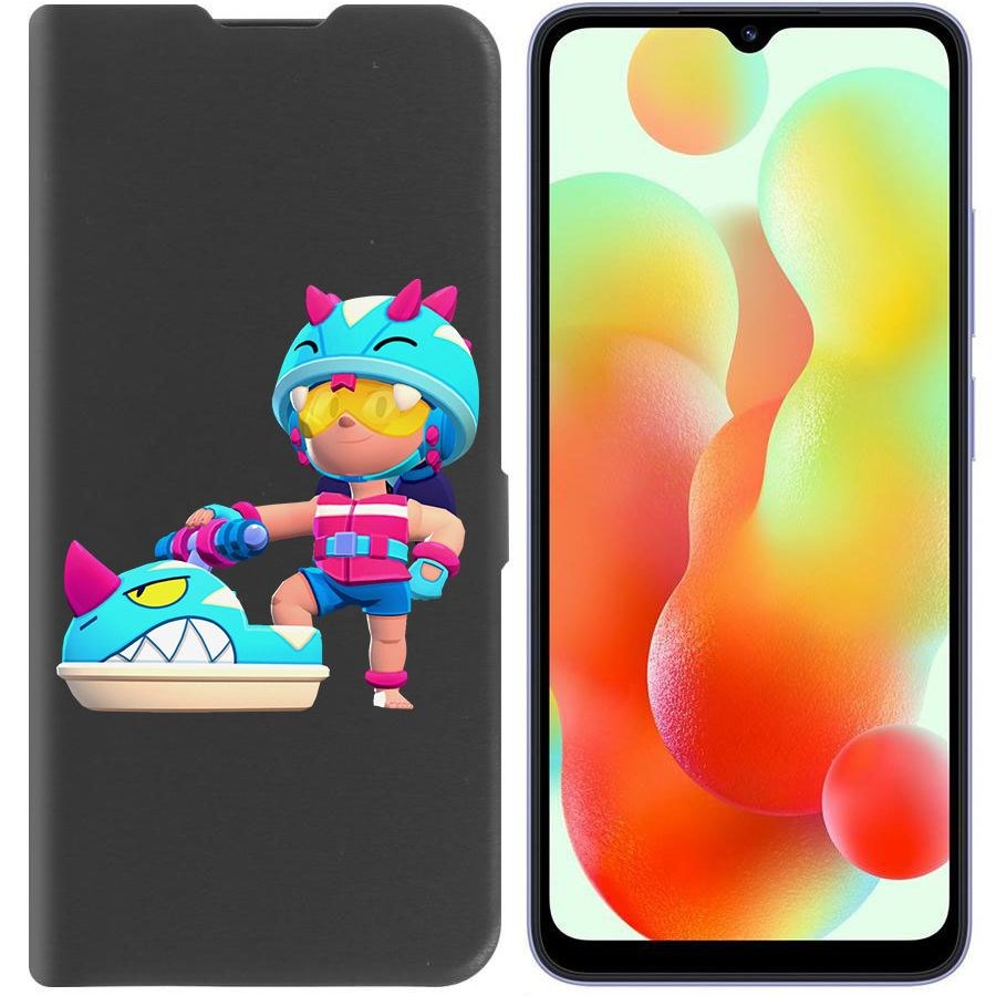 Чехол-книжка Krutoff Eco Book для Xiaomi Redmi 12C Brawl Stars-Аквабайкер Джеки (черный)
Чехол-книжка Krutoff Eco Book для Xiaomi Redmi 12C Brawl Stars-Аквабайкер Джеки (черный)