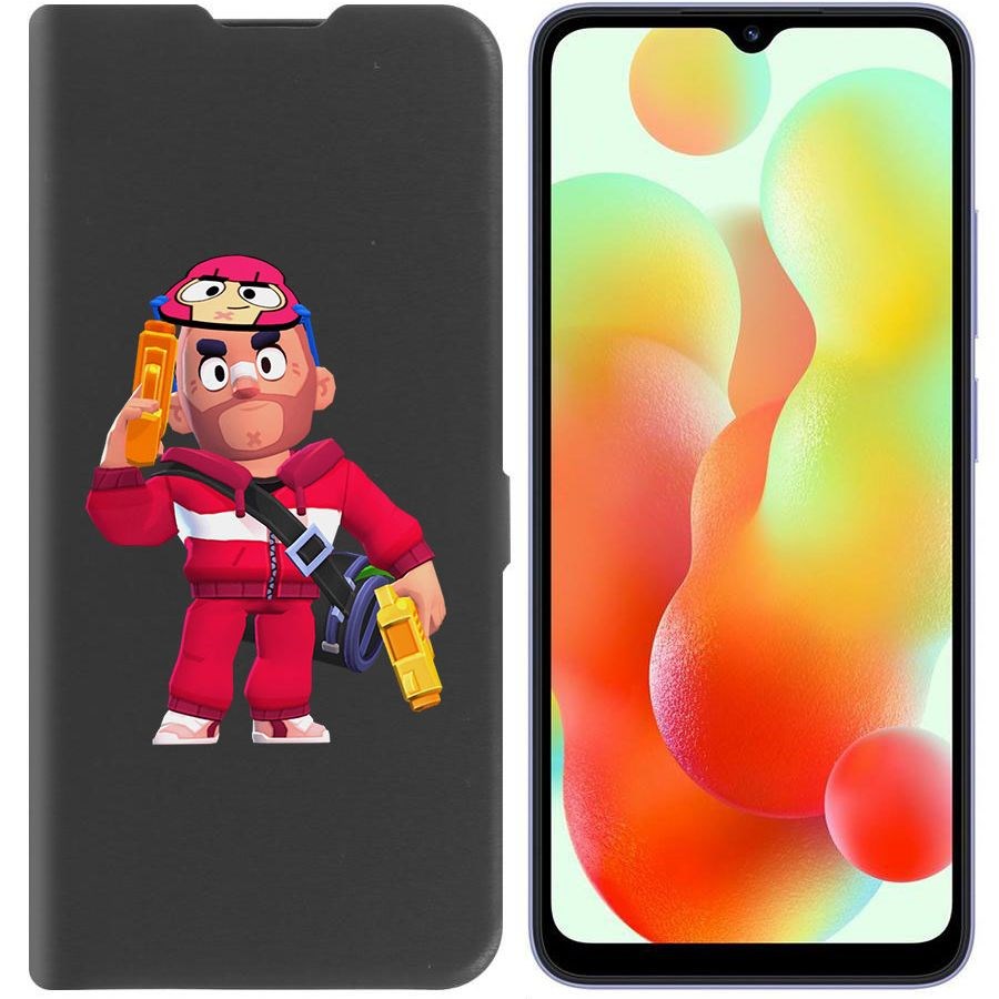 Чехол-книжка Krutoff Eco Book для Xiaomi Redmi 12C Brawl Stars-Красавчик Кольт (черный)
Чехол-книжка Krutoff Eco Book для Xiaomi Redmi 12C Brawl Stars-Красавчик Кольт (черный)