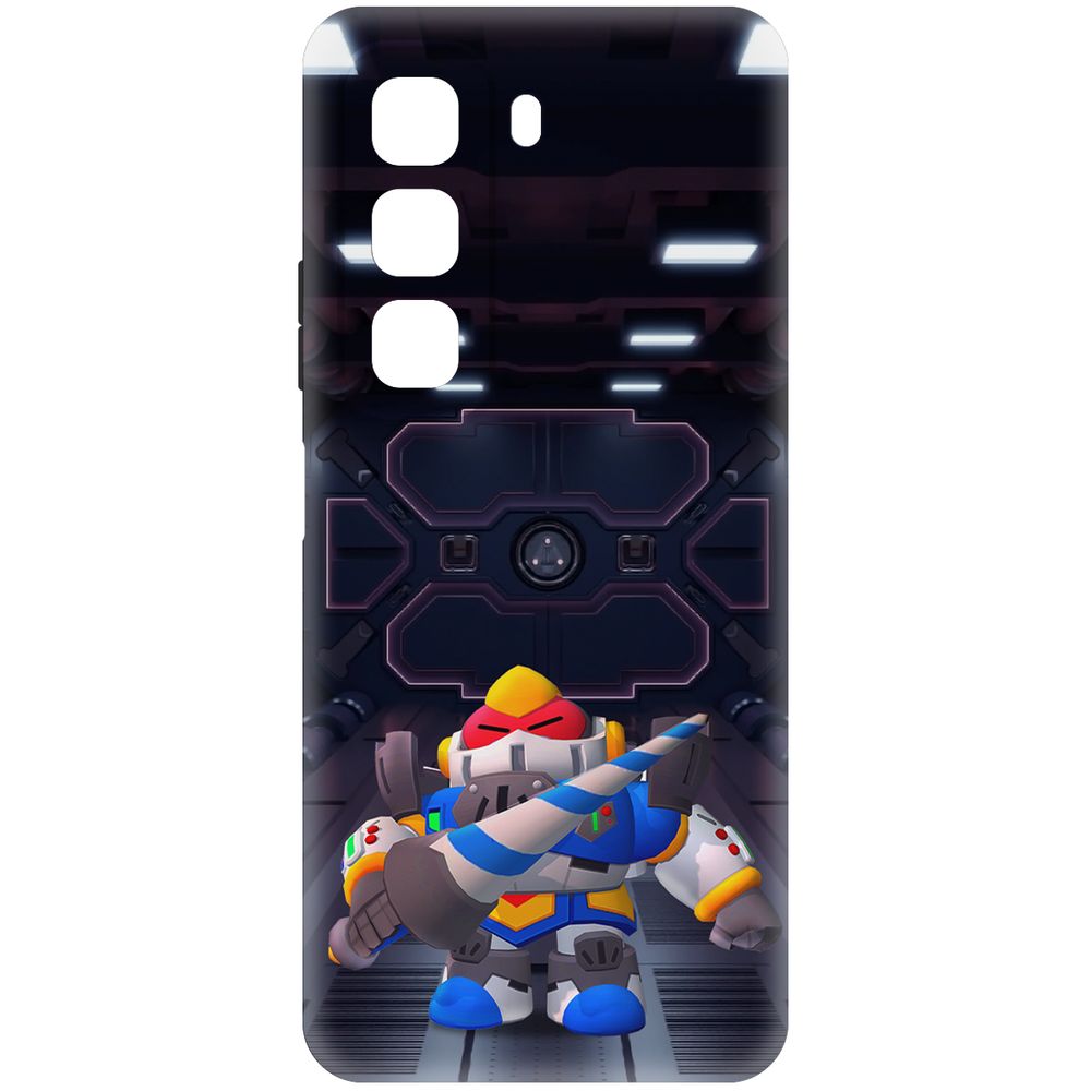 Чехол-накладка Krutoff Soft Case Brawl Stars - Паладин Вольт-Меха для INFINIX Hot 50, Черный
Чехол-накладка Krutoff Soft Case Brawl Stars - Паладин Вольт-Меха для INFINIX Hot 50, Черный