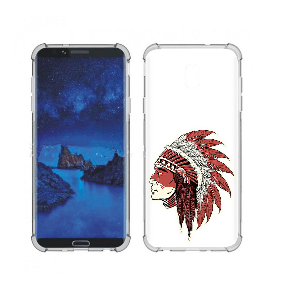 Чехол MyPads Tocco для Samsung Galaxy J7 (2018) красный индеец (PT226928.596.411), Прозрачный, Tocco
Чехол MyPads Tocco для Samsung Galaxy J7 (2018) красный индеец (PT226928.596.411), Прозрачный, Tocco