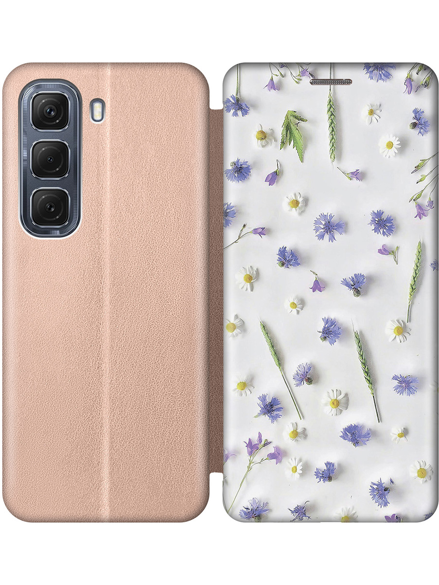 Чехол-книжка на Infinix Hot 50 4G с принтом "Ромашки и колоски" золотой, Золотистый;белый;зеленый;фиолетовый, 786718722
Чехол-книжка на Infinix Hot 50 4G с принтом "Ромашки и колоски" золотой, Золотистый;белый;зеленый;фиолетовый, 786718722