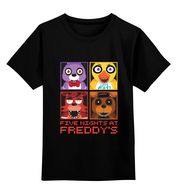 Футболка детская Printio Пять ночей у фредди (five nights at freddy’s) цв. черный р. 128, Пять ночей у фредди (five nights at freddy’s)
Футболка детская Printio Пять ночей у фредди (five nights at freddy’s) цв. черный р. 128, Пять ночей у фредди (five nights at freddy’s)