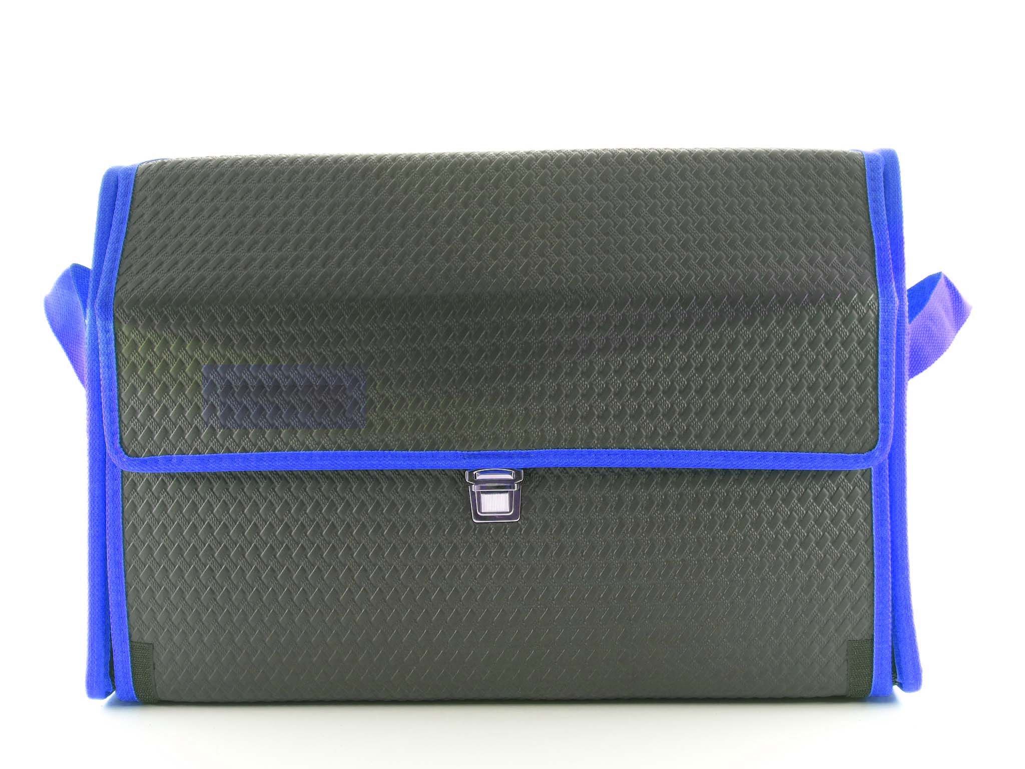 Органайзер для багажника автомобиля, плетёное тиснение, 30L черно-синий, Черный;синий, п_кофр
Органайзер для багажника автомобиля, плетёное тиснение, 30L черно-синий, Черный;синий, п_кофр
