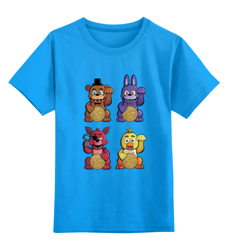Футболка детская Printio Пять ночей у фредди (five nights at freddy’s) цв. голубой р. 128, Пять ночей у фредди (five nights at freddy’s)
Футболка детская Printio Пять ночей у фредди (five nights at freddy’s) цв. голубой р. 128, Пять ночей у фредди (five nights at freddy’s)