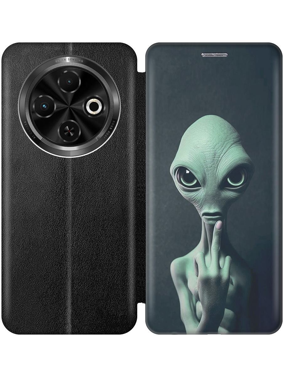 Чехол-книжка на Tecno Spark 30C с принтом "Инопланетянин" черный, Черный;зеленый;синий, 786716313
Чехол-книжка на Tecno Spark 30C с принтом "Инопланетянин" черный, Черный;зеленый;синий, 786716313